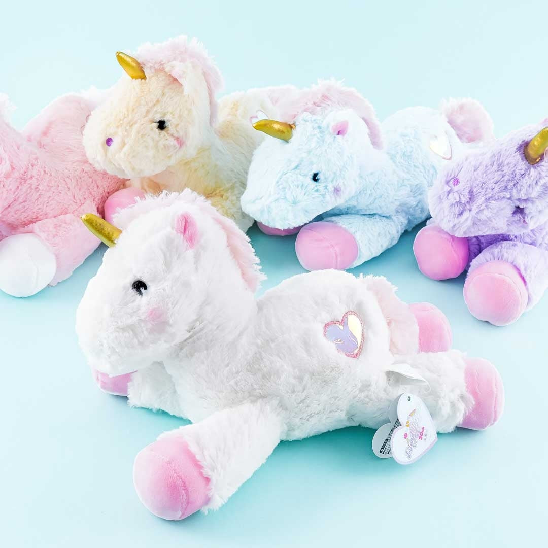 Heart Pastel Unicorn Plushie - Medium – Blippo Kawaii Shop