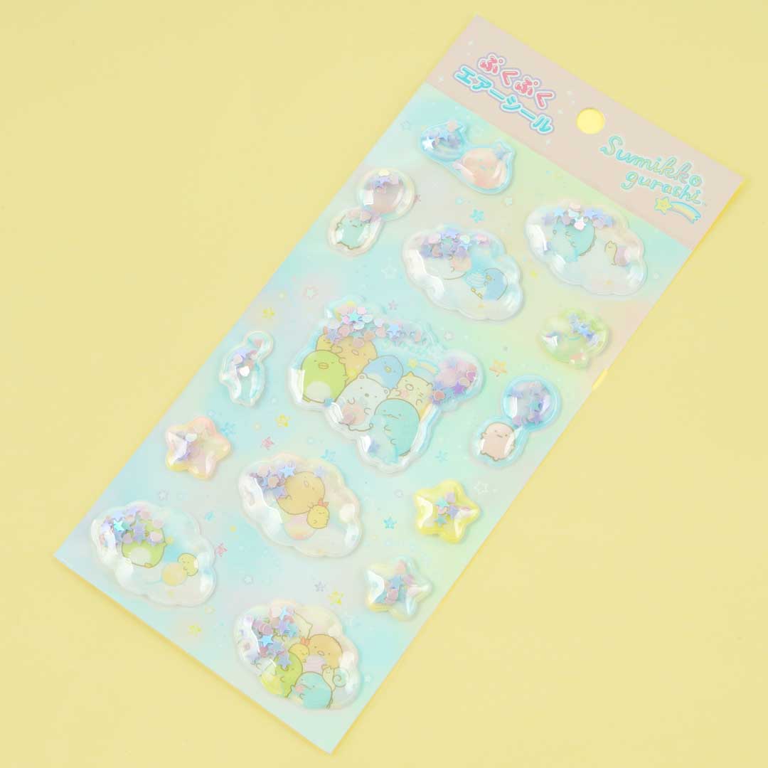 Sumikko Gurashi Puku Puku Air Puffy Stickers - Happy Friends – Blippo