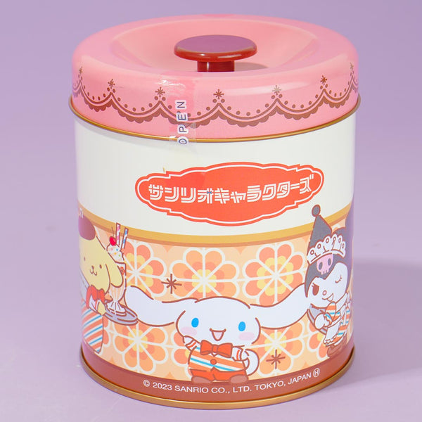 Sanrio Characters Cafe Cookie Gift Can