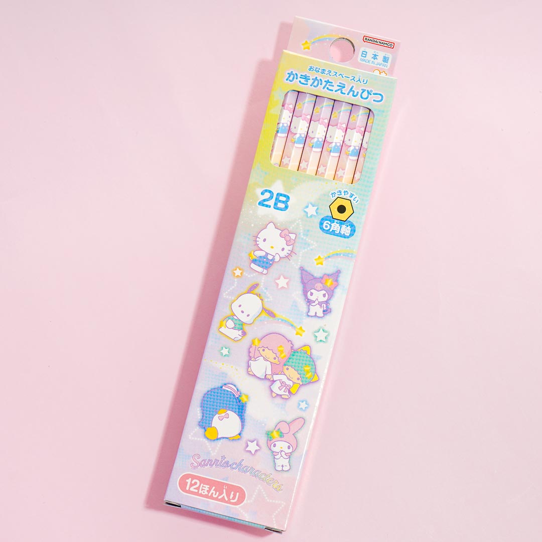 Japan Sanrio Original 2B Pencil 4pcs Set - Hello Kitty