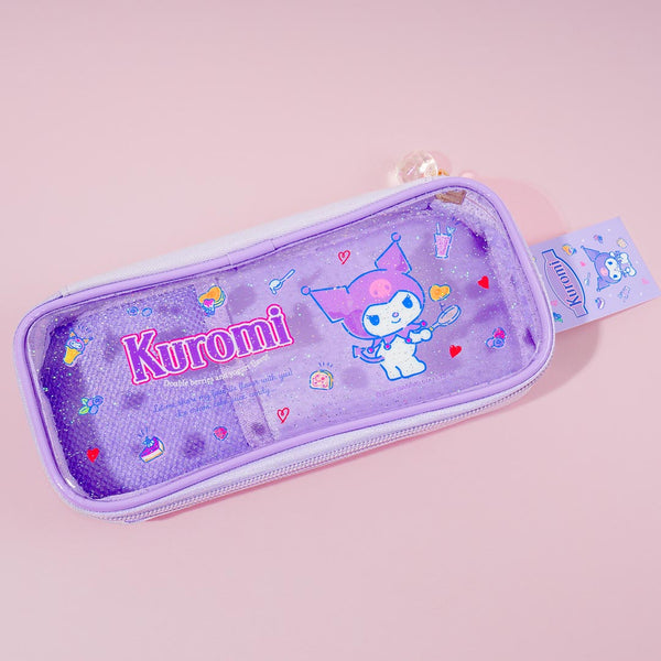 Sanrio Kuromi & Watermelon Flat Clear Pen Case