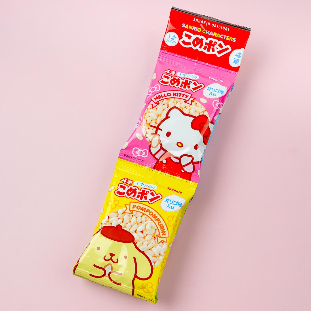 Sanrio Characters Puffed Rice Snacks Set - 4 pcs – Blippo