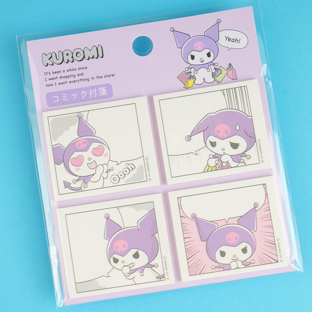 Kuromi Cute Comic Sticky Note Set – Blippo