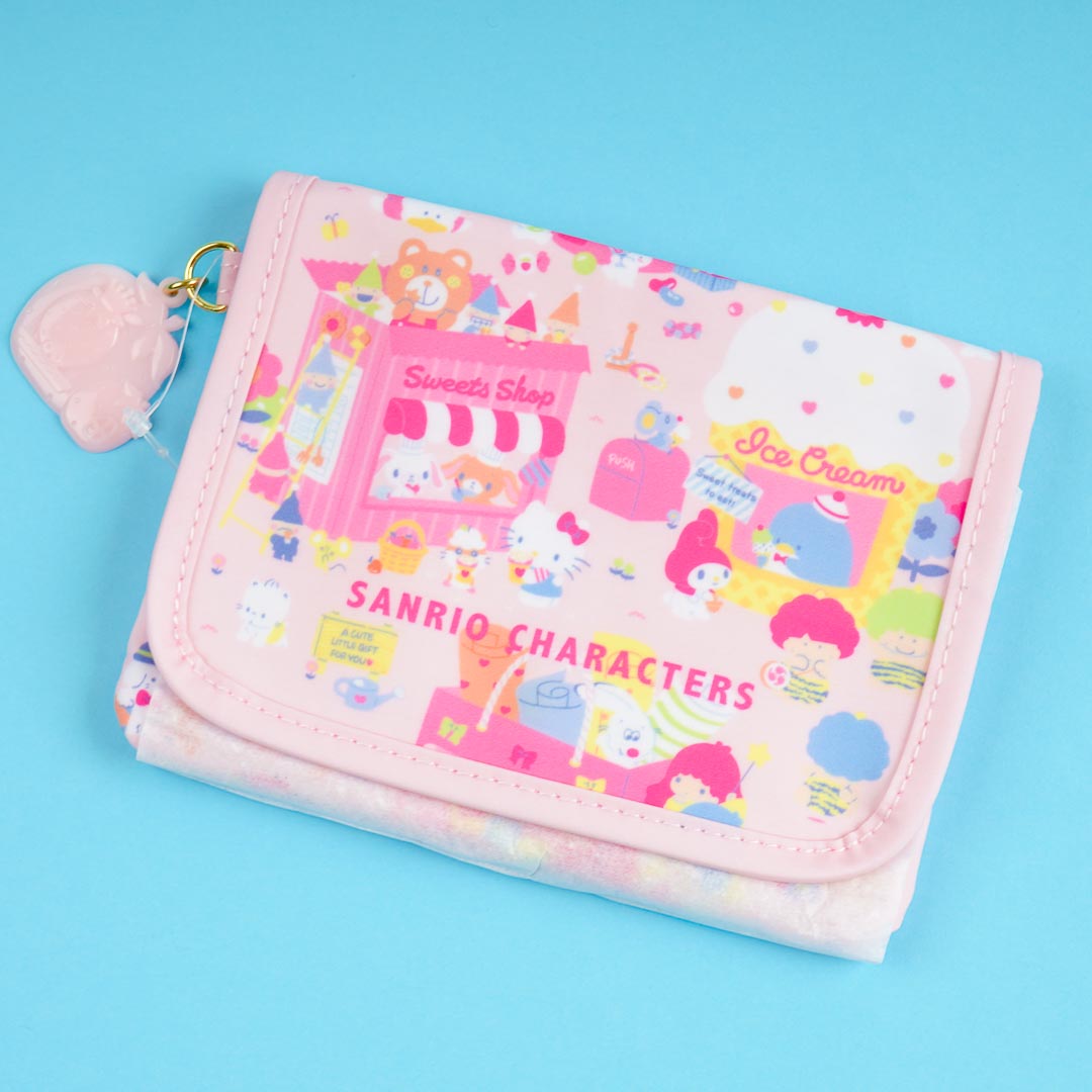 Sanrio Flat Pouch Set Characters Oomori Design