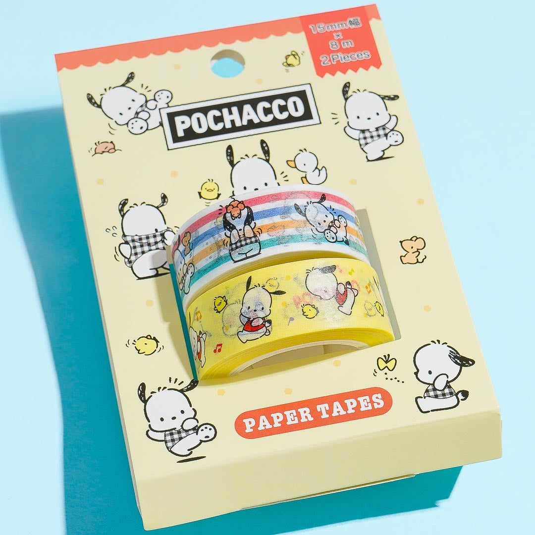 Sanrio Paper Tape Set of 2 - Pochacco