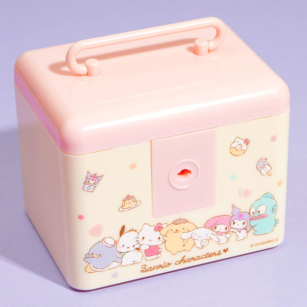 2-Tier Storage Box (with key) - Sanrio Characters Sleepy Time