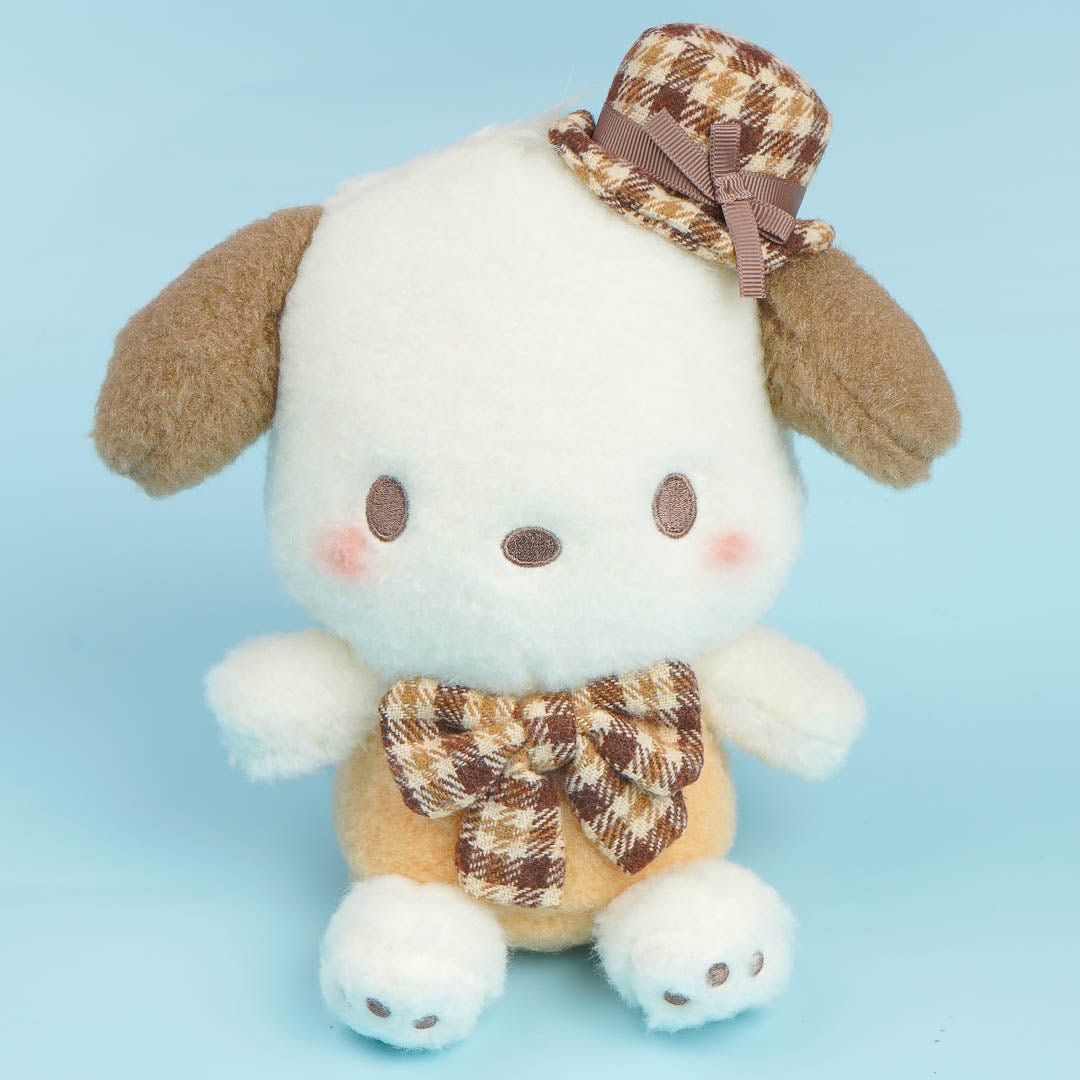 Pochacco Howa Mocha Check Plushie - Medium – Blippo