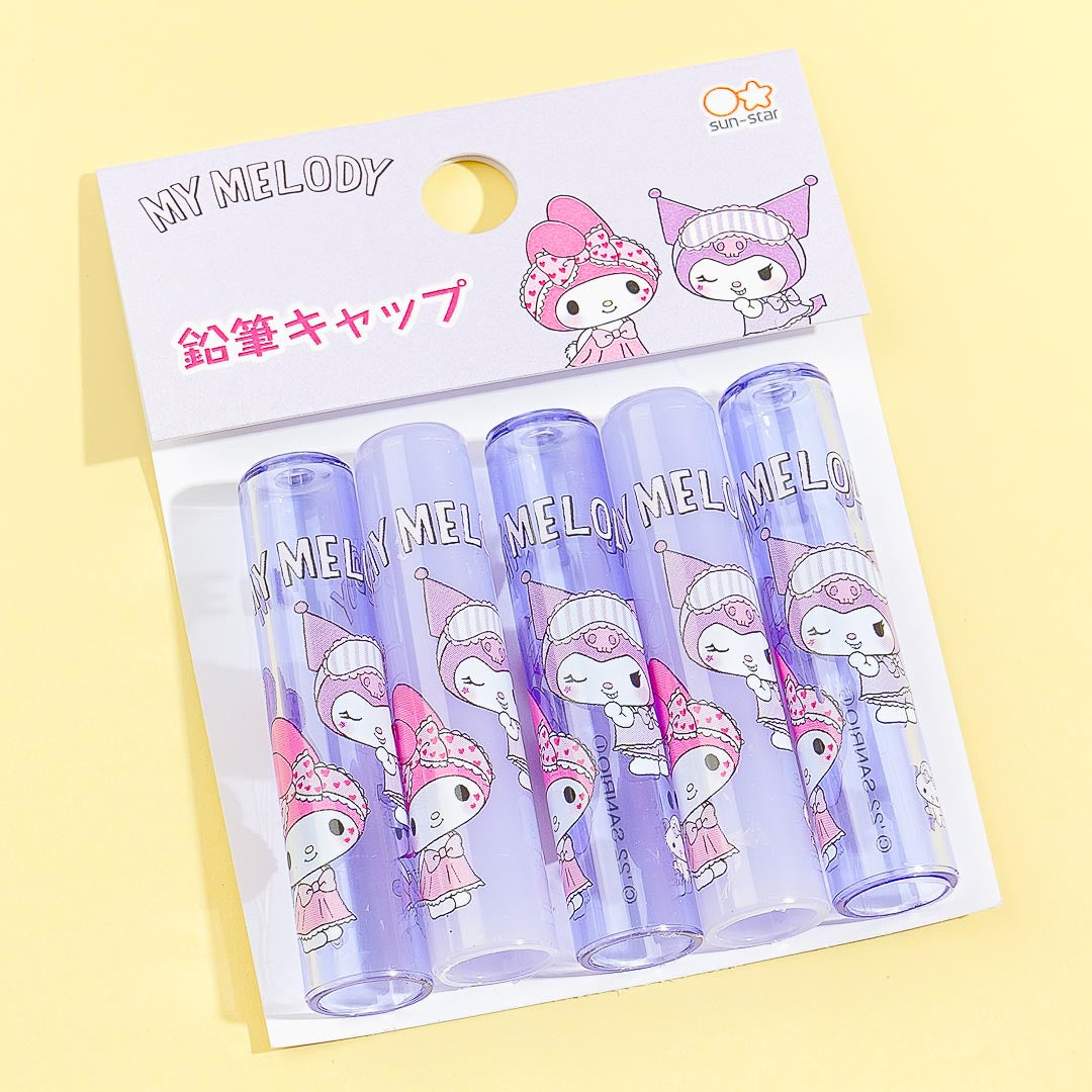 11-in-1] Sanrio My Melody & Kuromi Pencil Topper Cap Stationery