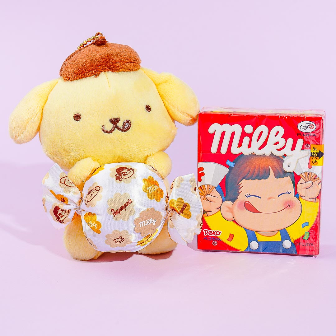 Pompompurin Candy Plush Charm & Milky Candy Set – Blippo