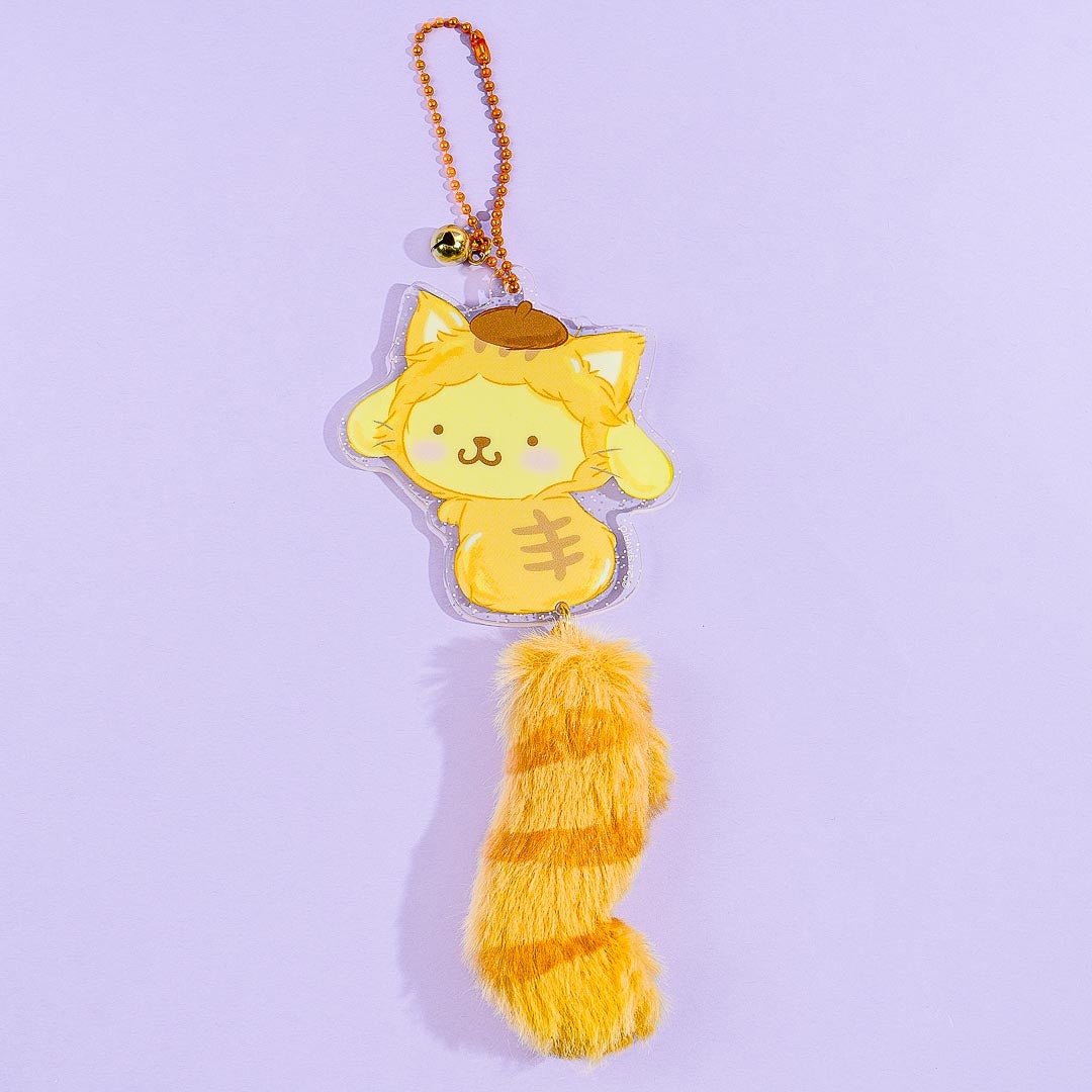 Pompompurin Daisuki Neko Neko Long Tail Acrylic Charm – Blippo