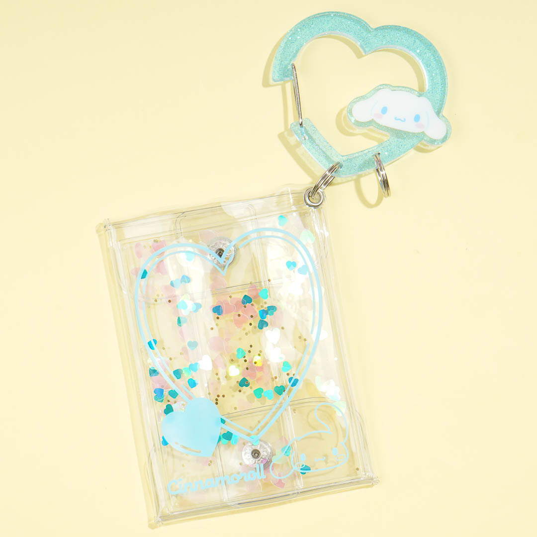 Cinnamoroll Gliiter Heart Multi-Case & Carabiner – Blippo