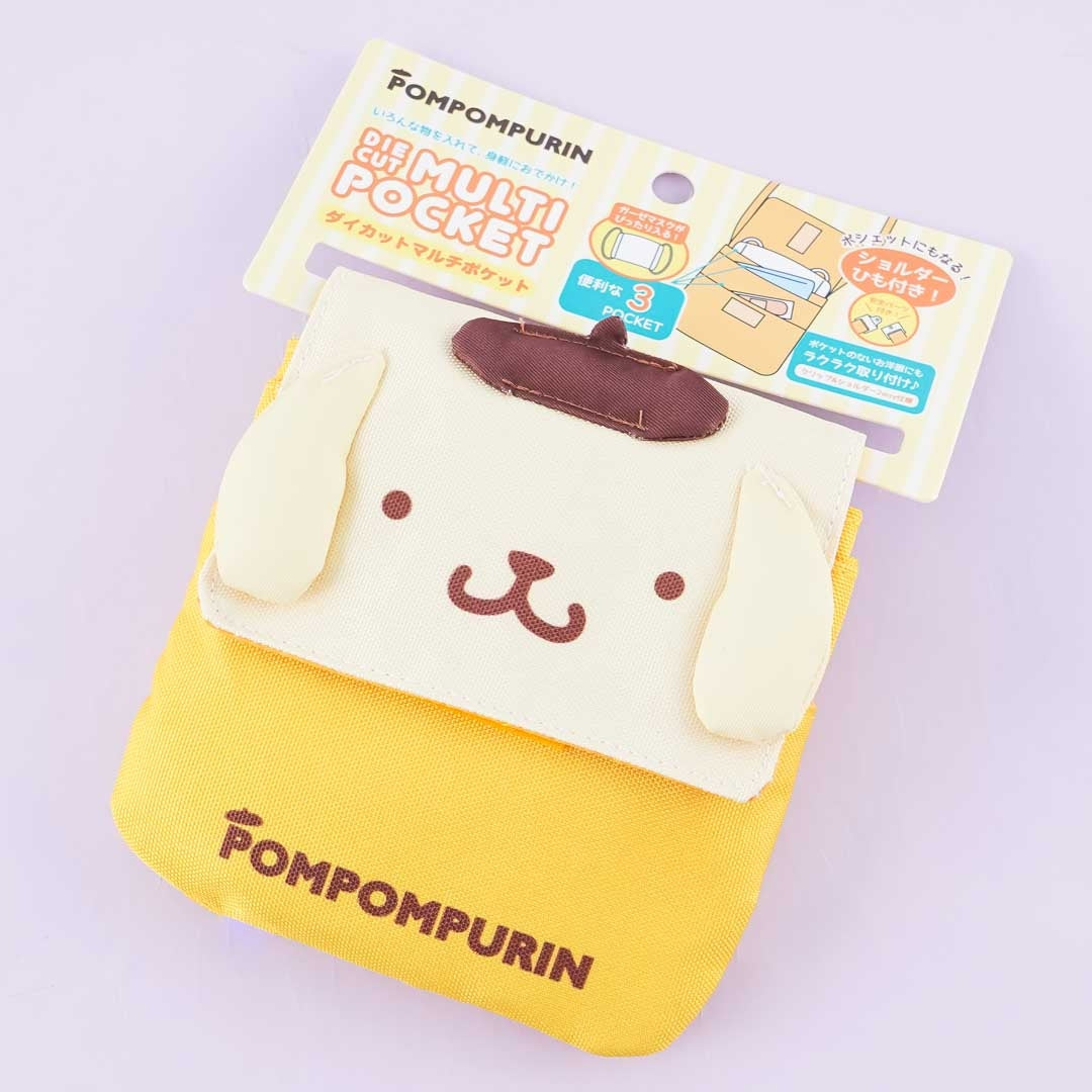 Pompompurin Die-Cut Multi-Pocket Sling Bag – Blippo