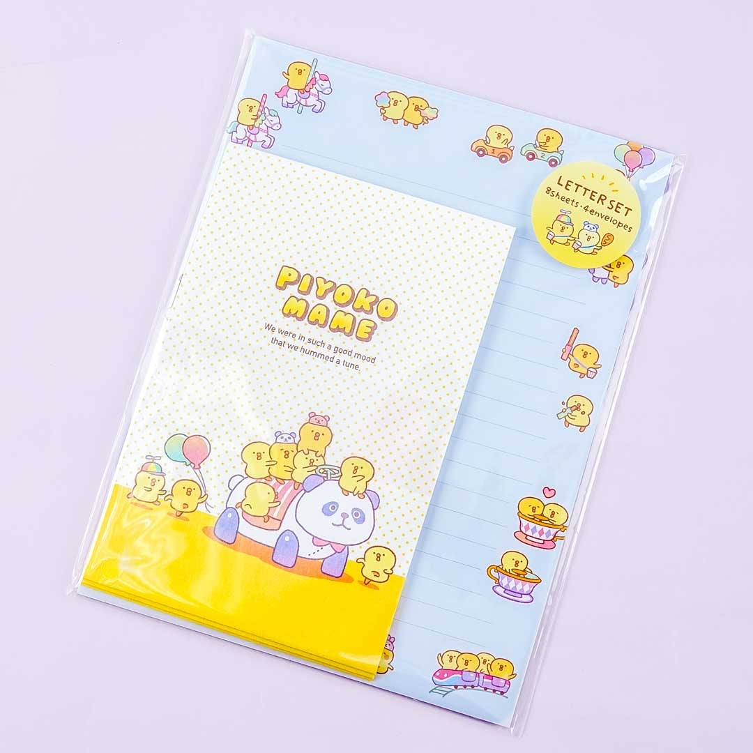 Piyokomame Amusement Park Letter Set – Blippo