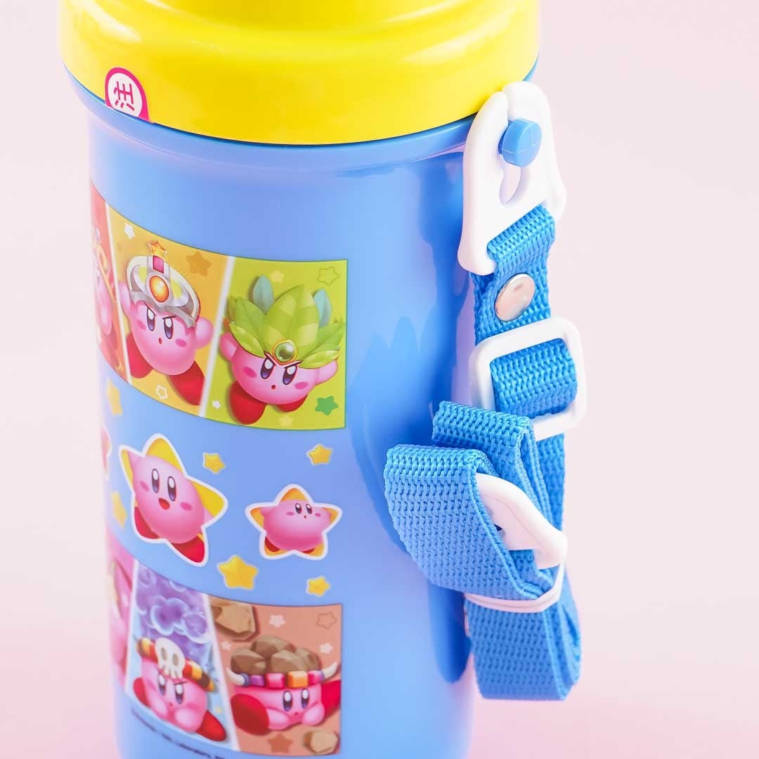 Kirby Super Star One Push Water Bottle Kirby & Waddle Dee 022347 New Japan