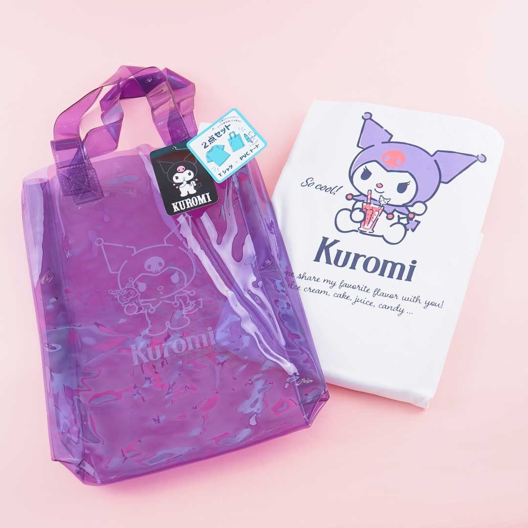 Kuromi Drinks T-Shirt & Bag Set – Blippo