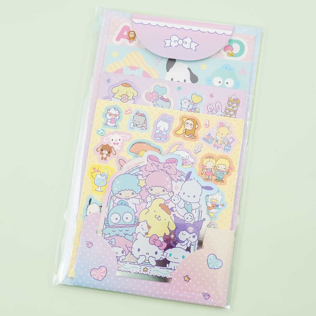 Sanrio Characters Paper and Sticker Set (Fancy Shop Series)