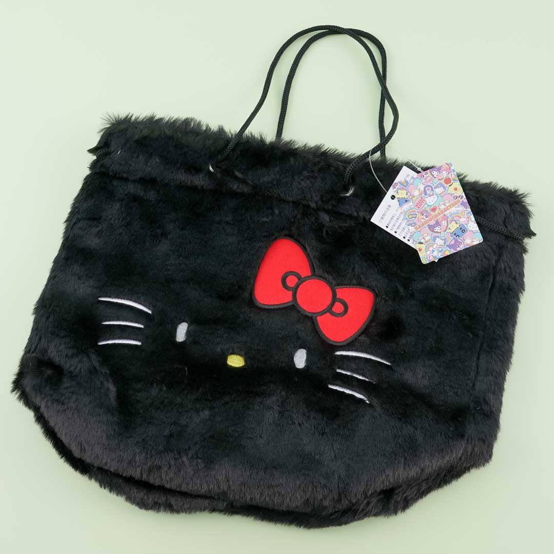 Leather 48h bag HELLO KITTY Black in Leather - 40849993