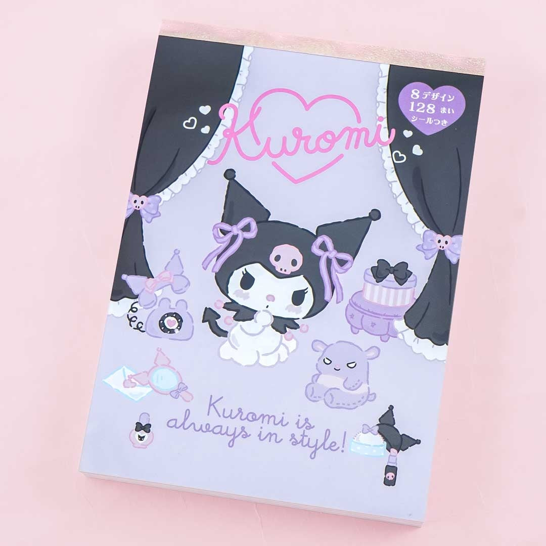 Kuromi Lovely Ribbons A6 Memo Pad – Blippo