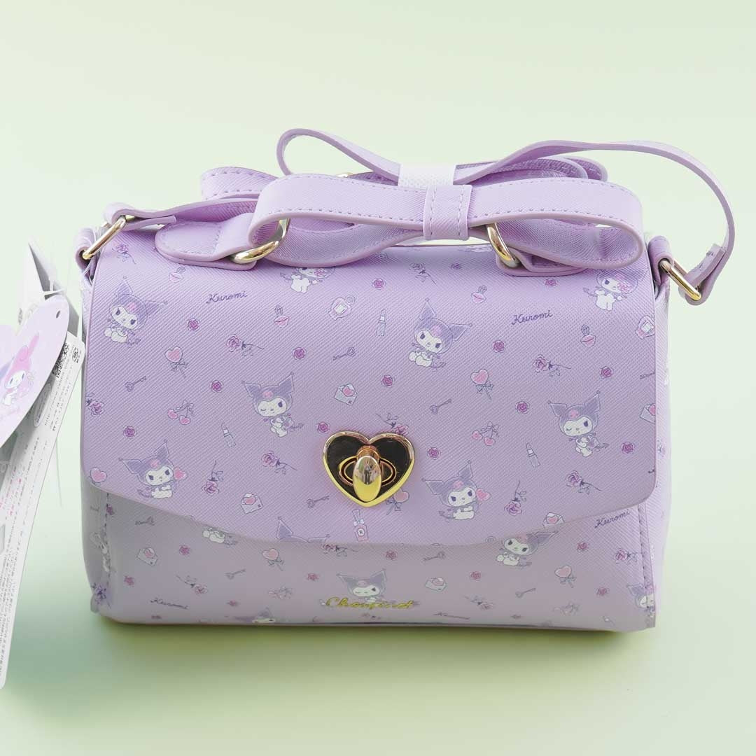 Kuromi’s Favorite Things Lilac Faux Leather Shoulder Bag – Blippo