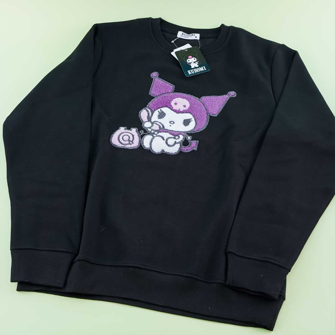 Kuromi Chit-Chat Chenille Sweatshirt – Blippo