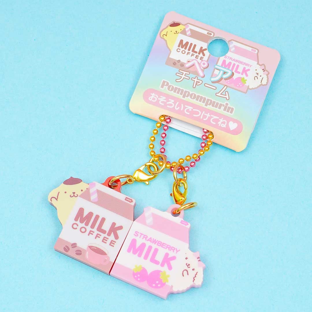 Pompompurin x Macaron Milk Charm Set – Blippo