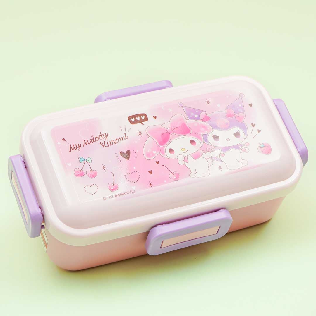 New Kuromi Portable Lunch Box Kawaii Anime Sanrio My Melody Cute Bento  Fruit Sealing Box Fresh Case Toys Girls Christmas Gifts