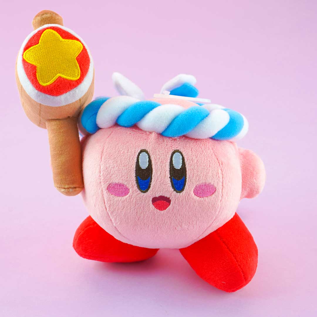 Kirby All-Star Collection Plushie - Hammer Kirby / Medium – Blippo